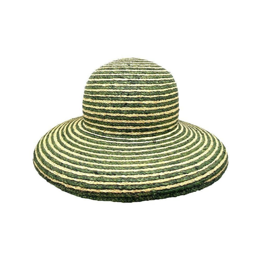 Donewell Australia Straw Sun Hat Stripes Womens